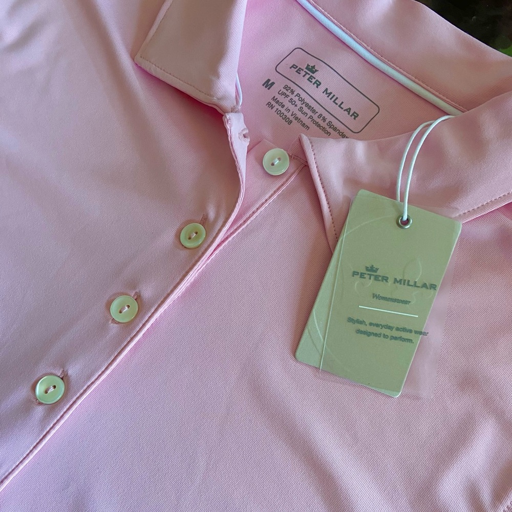 NWT PETER MILLAR CROWN SPORT POLO🏌️‍♀️⛳️👑👚